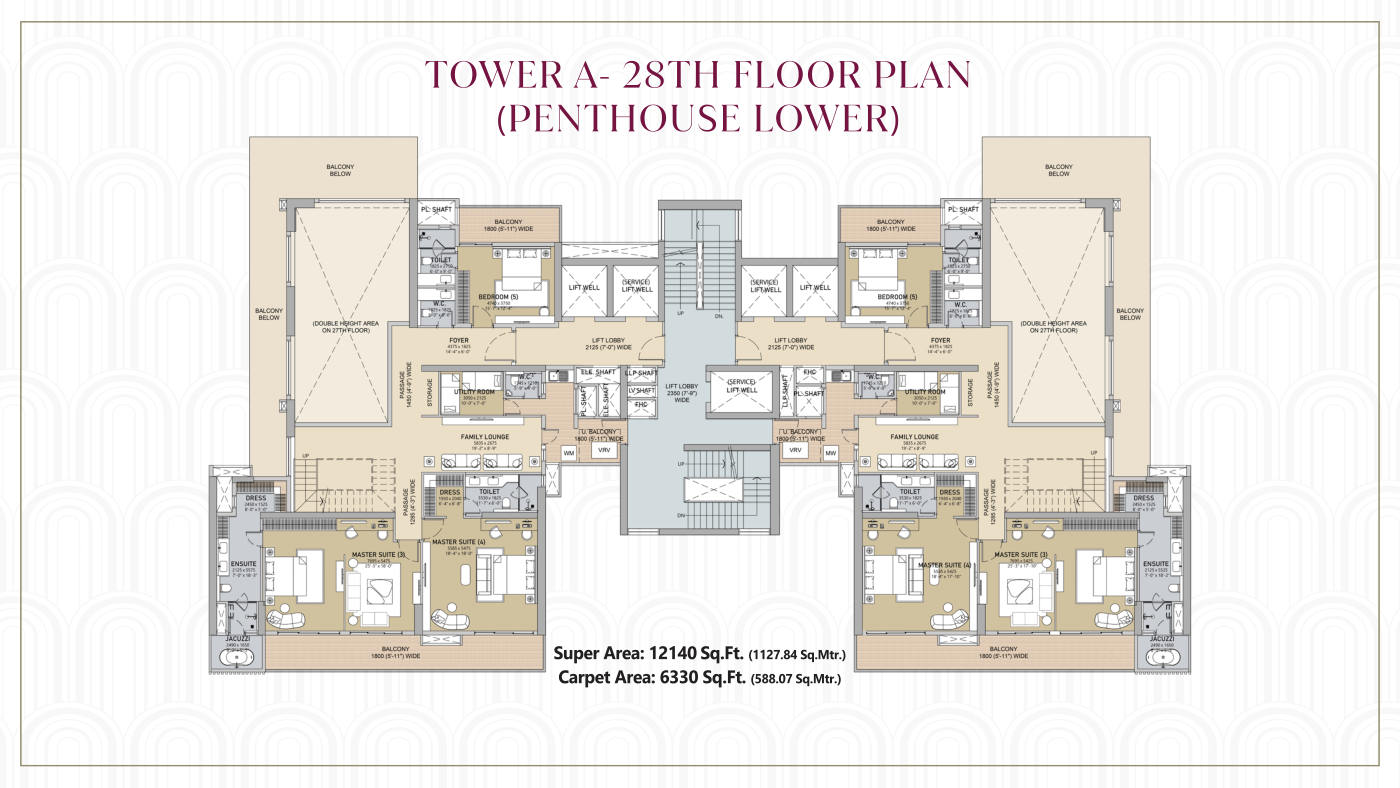 Tower A Penthouse Lower
