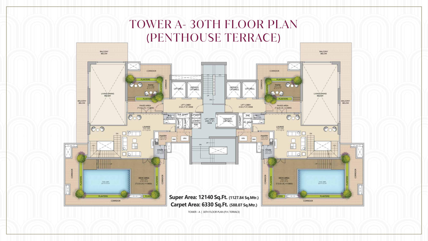 Tower A Penthouse Terrace