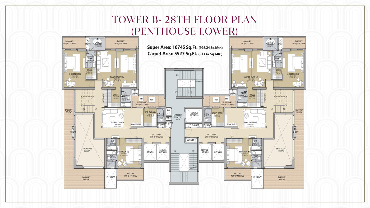 Tower B Penthouse Lower