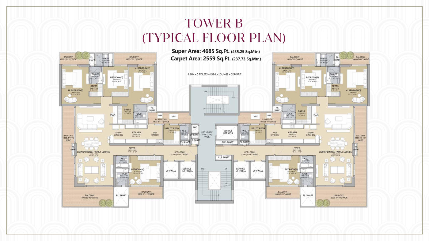 Tower B Typical Floor